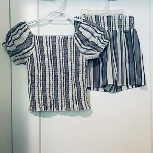 Grey and white matching set for girls 12 years old